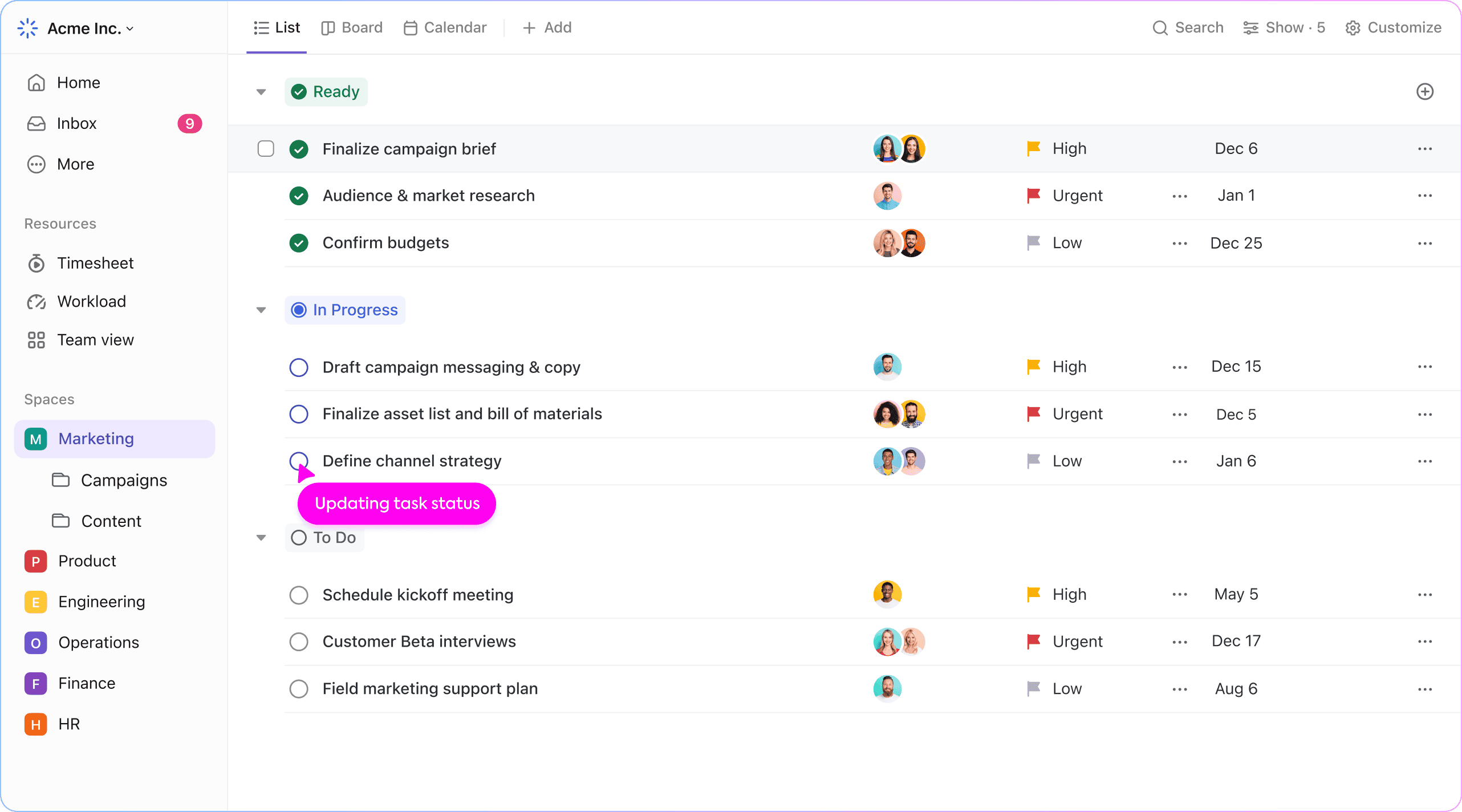 SEO Project Management Using ClickUp